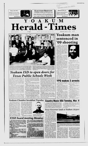 Yoakum Herald-Times (Yoakum, Tex.), Vol. 118, No. 9, Ed. 1 Wednesday, March 3, 2010