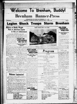 Brenham Banner-Press (Brenham, Tex.), Vol. 54, No. 61, Ed. 1 Saturday, June 5, 1937