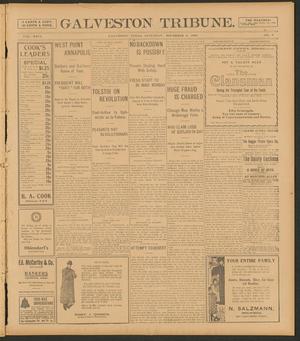 Primary view of object titled 'Galveston Tribune. (Galveston, Tex.), Vol. 26, No. 7, Ed. 1 Saturday, December 2, 1905'.