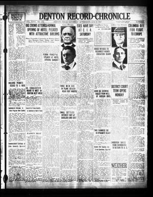 Denton Record-Chronicle (Denton, Tex.), Vol. 26, No. 252, Ed. 1 Saturday, June 4, 1927