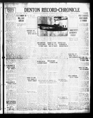 Denton Record-Chronicle (Denton, Tex.), Vol. 26, No. 280, Ed. 1 Thursday, July 7, 1927