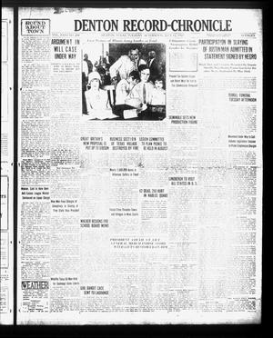 Denton Record-Chronicle (Denton, Tex.), Vol. 26, No. 284, Ed. 1 Tuesday, July 12, 1927