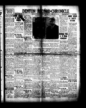 Denton Record-Chronicle (Denton, Tex.), Vol. 27, No. 140, Ed. 1 Tuesday, January 24, 1928