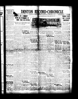Denton Record-Chronicle (Denton, Tex.), Vol. 27, No. 153, Ed. 1 Wednesday, February 8, 1928