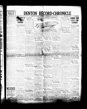 Denton Record-Chronicle (Denton, Tex.), Vol. 27, No. 232, Ed. 1 Thursday, May 10, 1928