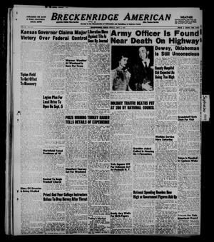 Breckenridge American (Breckenridge, Tex.), Vol. 29, No. 181, Ed. 1 Friday, September 2, 1949