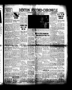 Denton Record-Chronicle (Denton, Tex.), Vol. 27, No. 293, Ed. 1 Friday, July 20, 1928