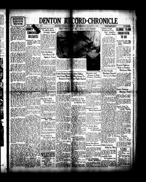 Denton Record-Chronicle (Denton, Tex.), Vol. [27], No. 307, Ed. 1 Monday, August 6, 1928