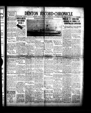 Denton Record-Chronicle (Denton, Tex.), Vol. 28, No. 80, Ed. 1 Thursday, November 15, 1928