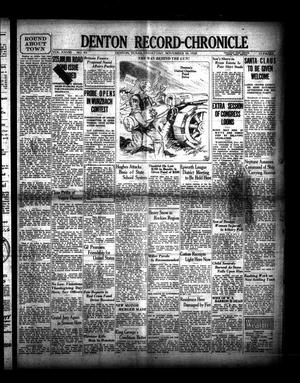 Denton Record-Chronicle (Denton, Tex.), Vol. 28, No. 93, Ed. 1 Friday, November 30, 1928