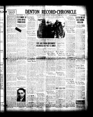 Denton Record-Chronicle (Denton, Tex.), Vol. 28, No. 155, Ed. 1 Monday, February 11, 1929
