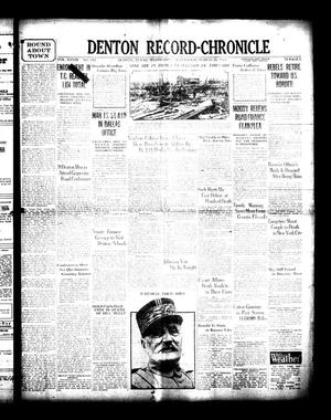 Denton Record-Chronicle (Denton, Tex.), Vol. 28, No. 187, Ed. 1 Wednesday, March 20, 1929