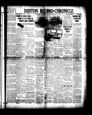 Denton Record-Chronicle (Denton, Tex.), Vol. 28, No. 225, Ed. 1 Friday, May 3, 1929