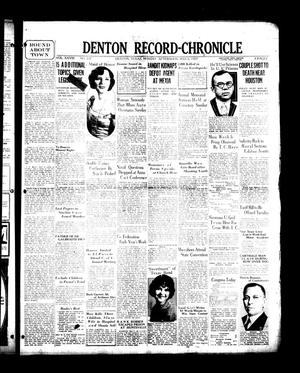 Denton Record-Chronicle (Denton, Tex.), Vol. 28, No. 227, Ed. 1 Monday, May 6, 1929