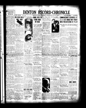 Denton Record-Chronicle (Denton, Tex.), Vol. 28, No. 248, Ed. 1 Thursday, May 30, 1929