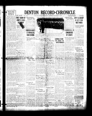 Primary view of object titled 'Denton Record-Chronicle (Denton, Tex.), Vol. 28, No. 256, Ed. 1 Saturday, June 8, 1929'.