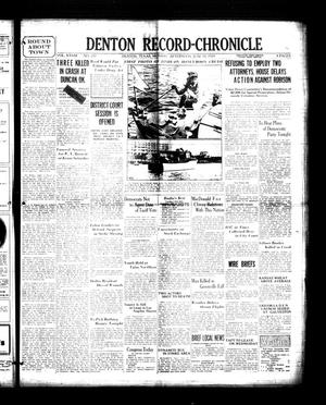 Denton Record-Chronicle (Denton, Tex.), Vol. 28, No. 257, Ed. 1 Monday, June 10, 1929