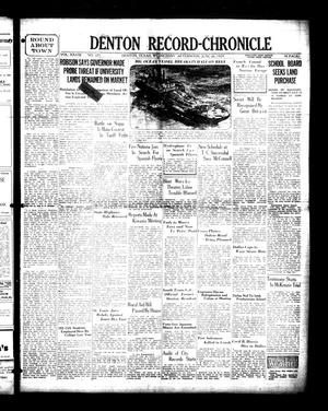 Denton Record-Chronicle (Denton, Tex.), Vol. 28, No. 271, Ed. 1 Wednesday, June 26, 1929