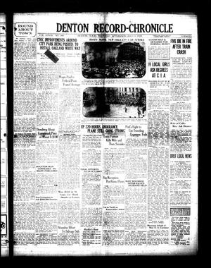 Denton Record-Chronicle (Denton, Tex.), Vol. 28, No. 284, Ed. 1 Thursday, July 11, 1929