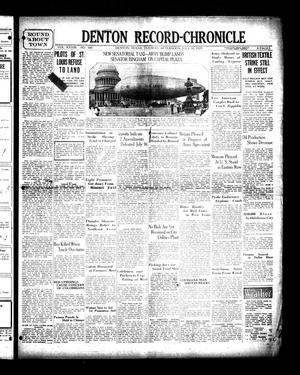Denton Record-Chronicle (Denton, Tex.), Vol. 28, No. 300, Ed. 1 Tuesday, July 30, 1929