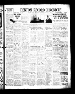 Denton Record-Chronicle (Denton, Tex.), Vol. 28, No. 310, Ed. 1 Saturday, August 10, 1929