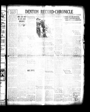 Denton Record-Chronicle (Denton, Tex.), Vol. 29, No. 20, Ed. 1 Friday, September 6, 1929