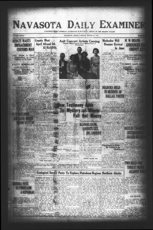 Navasota Daily Examiner (Navasota, Tex.), Vol. 27, No. 42, Ed. 1 Tuesday, March 25, 1924