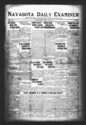 Navasota Daily Examiner (Navasota, Tex.), Vol. 27, No. 66, Ed. 1 Tuesday, April 22, 1924