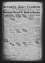 Primary view of Navasota Daily Examiner (Navasota, Tex.), Vol. 27, No. 175, Ed. 1 Wednesday, August 27, 1924