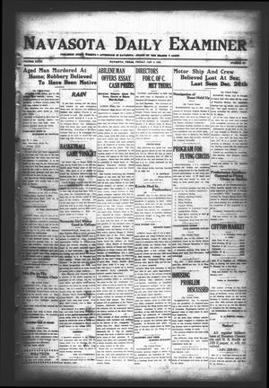 Navasota Daily Examiner (Navasota, Tex.), Vol. 27, No. 287, Ed. 1 Friday, January 9, 1925
