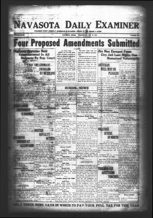 Navasota Daily Examiner (Navasota, Tex.), Vol. 27, No. 303, Ed. 1 Wednesday, January 28, 1925