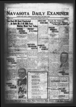 Navasota Daily Examiner (Navasota, Tex.), Vol. 28, No. 25, Ed. 1 Thursday, March 12, 1925