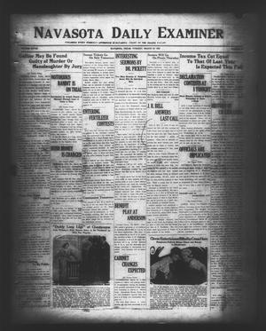 Navasota Daily Examiner (Navasota, Tex.), Vol. 28, No. 37, Ed. 1 Tuesday, March 24, 1925