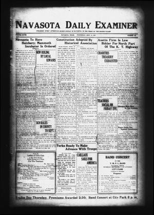 Navasota Daily Examiner (Navasota, Tex.), Vol. 28, No. 188, Ed. 1 Wednesday, September 16, 1925
