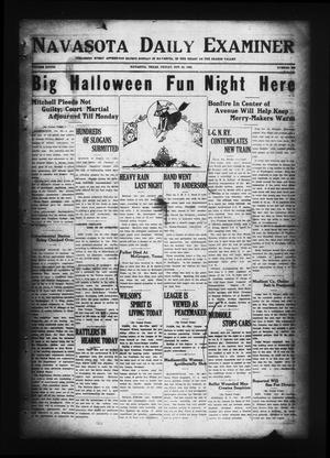 Navasota Daily Examiner (Navasota, Tex.), Vol. 28, No. 226, Ed. 1 Friday, October 30, 1925