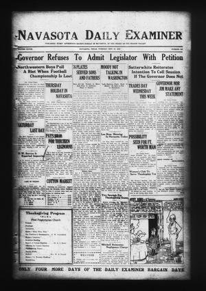 Navasota Daily Examiner (Navasota, Tex.), Vol. 28, No. 246, Ed. 1 Tuesday, November 24, 1925