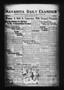 Primary view of Navasota Daily Examiner (Navasota, Tex.), Vol. 28, No. 251, Ed. 1 Monday, November 30, 1925