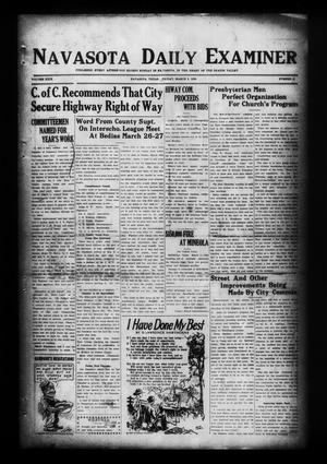 Primary view of object titled 'Navasota Daily Examiner (Navasota, Tex.), Vol. 29, No. 21, Ed. 1 Friday, March 5, 1926'.