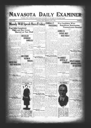Navasota Daily Examiner (Navasota, Tex.), Vol. 29, No. 85, Ed. 1 Wednesday, May 19, 1926