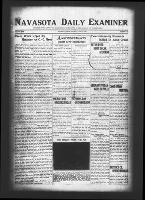 Navasota Daily Examiner (Navasota, Tex.), Vol. 29, No. 112, Ed. 1 Saturday, June 19, 1926