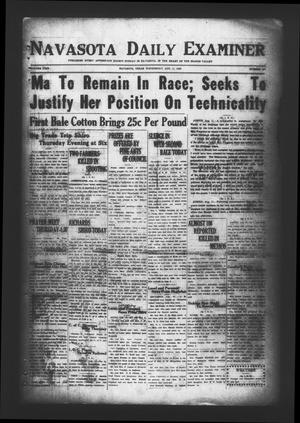 Navasota Daily Examiner (Navasota, Tex.), Vol. 29, No. 157, Ed. 1 Wednesday, August 11, 1926