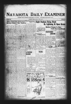 Navasota Daily Examiner (Navasota, Tex.), Vol. 30, No. 106, Ed. 1 Monday, June 13, 1927
