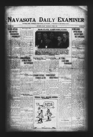 Navasota Daily Examiner (Navasota, Tex.), Vol. 30, No. 108, Ed. 1 Wednesday, June 15, 1927