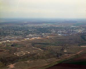 Primary view of object titled '[Aerial Photograph of Hereford, TX]'.
