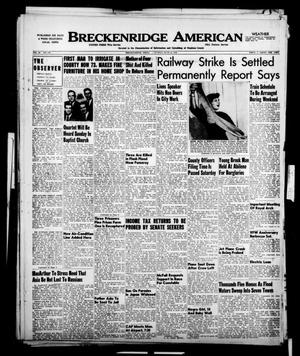 Primary view of object titled 'Breckenridge American (Breckenridge, Tex.), Vol. 30, No. 170, Ed. 1 Sunday, June 18, 1950'.
