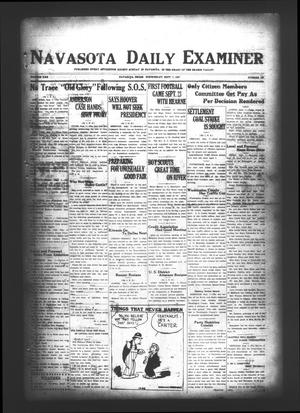 Navasota Daily Examiner (Navasota, Tex.), Vol. 30, No. 180, Ed. 1 Wednesday, September 7, 1927
