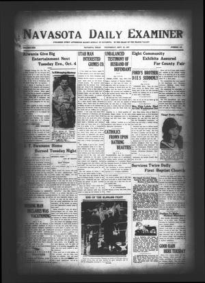 Navasota Daily Examiner (Navasota, Tex.), Vol. 30, No. 198, Ed. 1 Wednesday, September 28, 1927