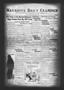Thumbnail image of item number 1 in: 'Navasota Daily Examiner (Navasota, Tex.), Vol. 30, No. 221, Ed. 1 Tuesday, October 25, 1927'.