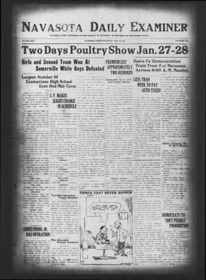 Navasota Daily Examiner (Navasota, Tex.), Vol. 30, No. 290, Ed. 1 Saturday, January 14, 1928