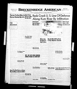 Breckenridge American (Breckenridge, Tex.), Vol. 30, No. 192, Ed. 1 Friday, July 14, 1950
